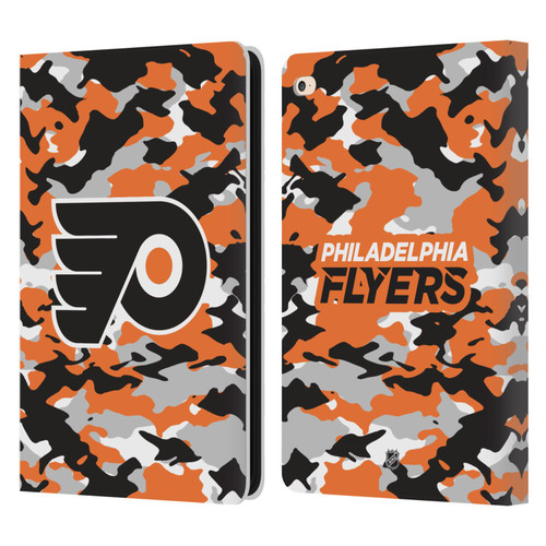 NHL Philadelphia Flyers Camouflage Leather Book Wallet Case Cover For Apple iPad Air 2 (2014)