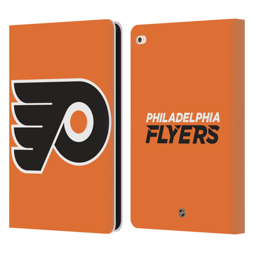 NHL Philadelphia Flyers Plain Leather Book Wallet Case Cover For Apple iPad Air 2 (2014)