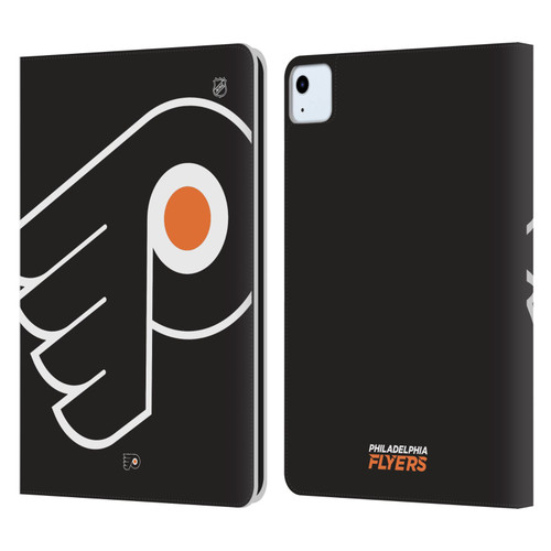 NHL Philadelphia Flyers Oversized Leather Book Wallet Case Cover For Apple iPad Air 11 2020/2022/2024