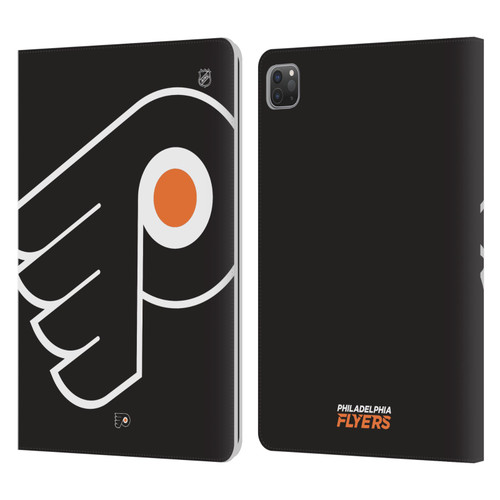 NHL Philadelphia Flyers Oversized Leather Book Wallet Case Cover For Apple iPad Pro 11 2020 / 2021 / 2022