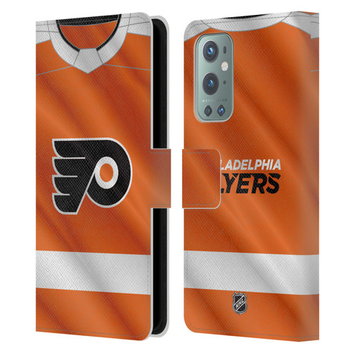 NHL Philadelphia Flyers Jersey Leather Book Wallet Case Cover For OnePlus 9