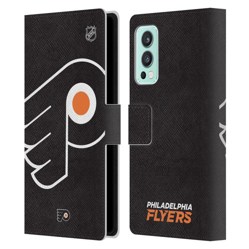 NHL Philadelphia Flyers Oversized Leather Book Wallet Case Cover For OnePlus Nord 2 5G