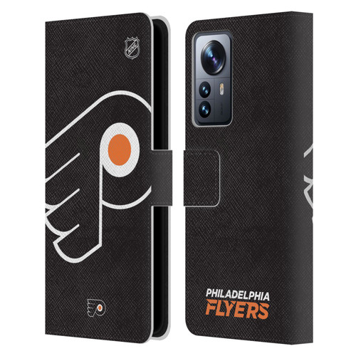 NHL Philadelphia Flyers Oversized Leather Book Wallet Case Cover For Xiaomi 12 Pro