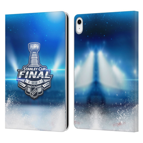 NHL 2021 Stanley Cup Final Stadium Leather Book Wallet Case Cover For Apple iPad 10.9 (2022)