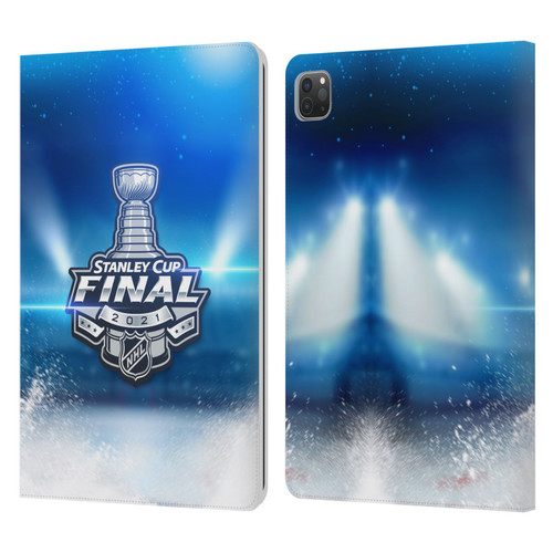 NHL 2021 Stanley Cup Final Stadium Leather Book Wallet Case Cover For Apple iPad Pro 11 2020 / 2021 / 2022