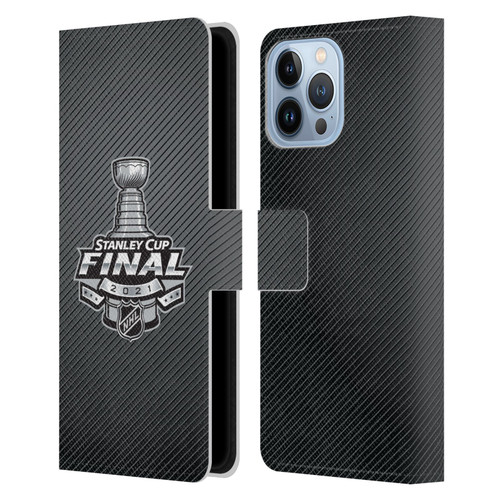 NHL 2021 Stanley Cup Final Stripes Leather Book Wallet Case Cover For Apple iPhone 13 Pro Max