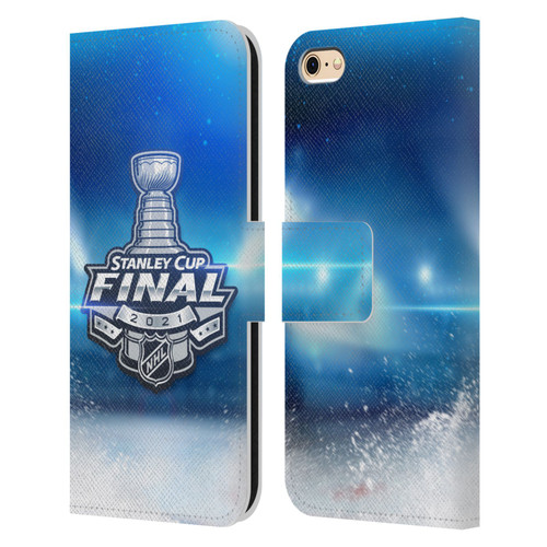 NHL 2021 Stanley Cup Final Stadium Leather Book Wallet Case Cover For Apple iPhone 6 / iPhone 6s