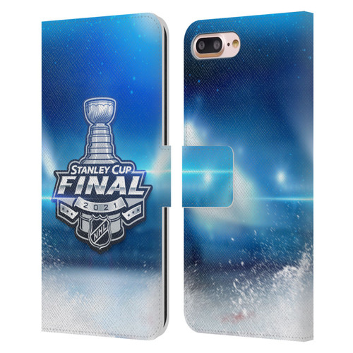 NHL 2021 Stanley Cup Final Stadium Leather Book Wallet Case Cover For Apple iPhone 7 Plus / iPhone 8 Plus