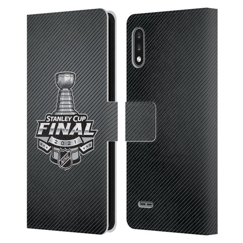 NHL 2021 Stanley Cup Final Stripes Leather Book Wallet Case Cover For LG K22