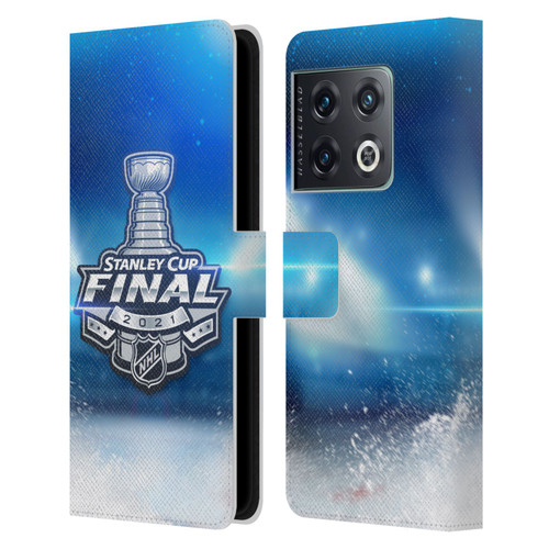 NHL 2021 Stanley Cup Final Stadium Leather Book Wallet Case Cover For OnePlus 10 Pro