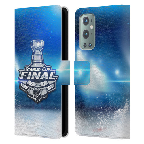 NHL 2021 Stanley Cup Final Stadium Leather Book Wallet Case Cover For OnePlus 9