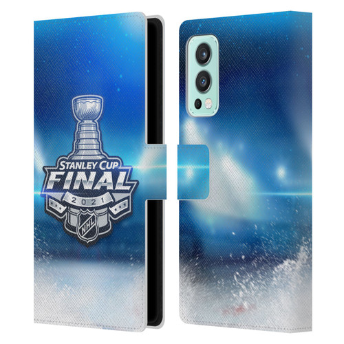 NHL 2021 Stanley Cup Final Stadium Leather Book Wallet Case Cover For OnePlus Nord 2 5G