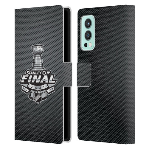 NHL 2021 Stanley Cup Final Stripes Leather Book Wallet Case Cover For OnePlus Nord 2 5G