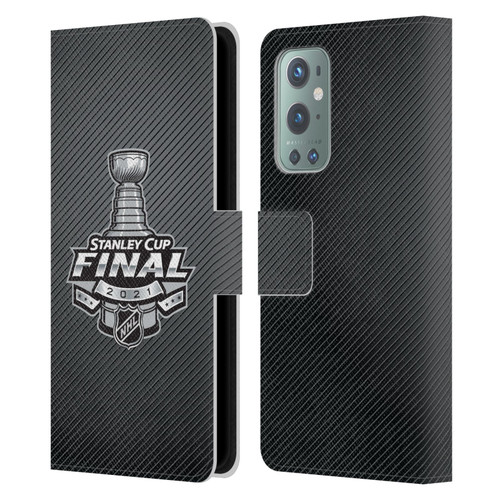 NHL 2021 Stanley Cup Final Stripes Leather Book Wallet Case Cover For OnePlus 9