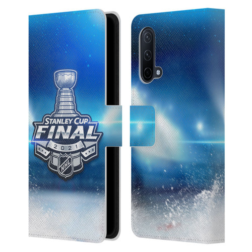 NHL 2021 Stanley Cup Final Stadium Leather Book Wallet Case Cover For OnePlus Nord CE 5G