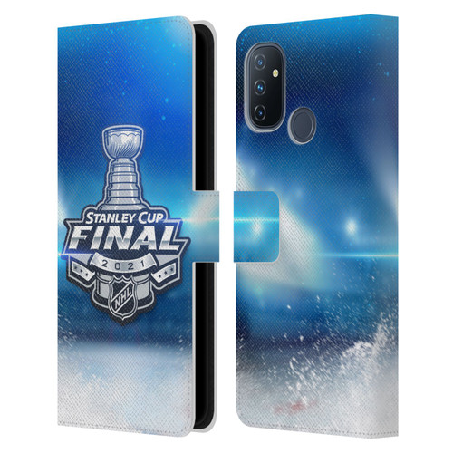 NHL 2021 Stanley Cup Final Stadium Leather Book Wallet Case Cover For OnePlus Nord N100