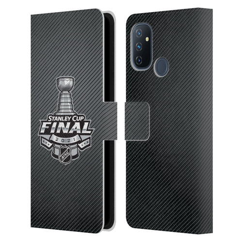 NHL 2021 Stanley Cup Final Stripes Leather Book Wallet Case Cover For OnePlus Nord N100