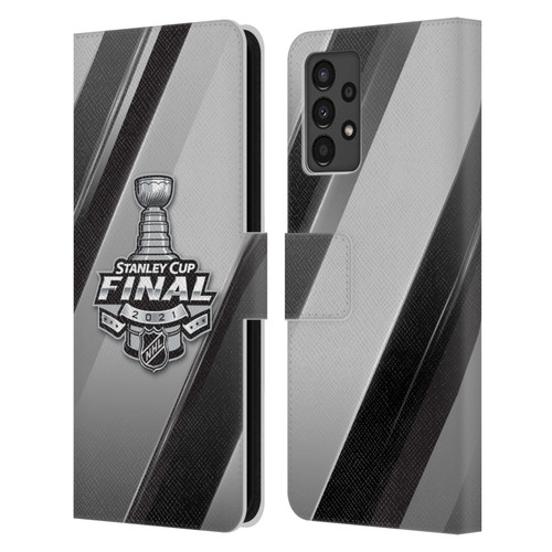 NHL 2021 Stanley Cup Final Stripes 2 Leather Book Wallet Case Cover For Samsung Galaxy A13 (2022)