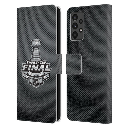 NHL 2021 Stanley Cup Final Stripes Leather Book Wallet Case Cover For Samsung Galaxy A13 (2022)