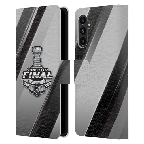 NHL 2021 Stanley Cup Final Stripes 2 Leather Book Wallet Case Cover For Samsung Galaxy A13 5G (2021)