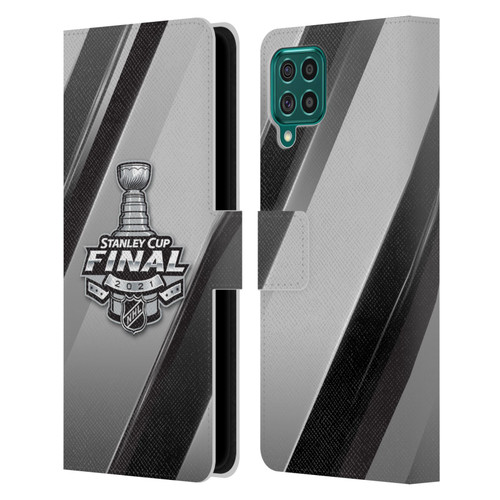 NHL 2021 Stanley Cup Final Stripes 2 Leather Book Wallet Case Cover For Samsung Galaxy F62 (2021)