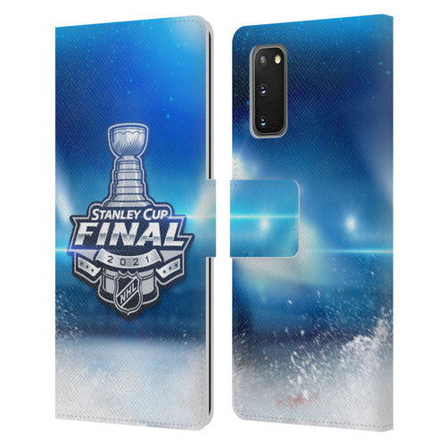 NHL 2021 Stanley Cup Final Stadium Leather Book Wallet Case Cover For Samsung Galaxy S20 / S20 5G