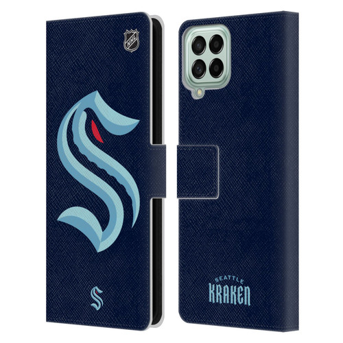 NHL Seattle Kraken Oversized Leather Book Wallet Case Cover For Samsung Galaxy M53 (2022)