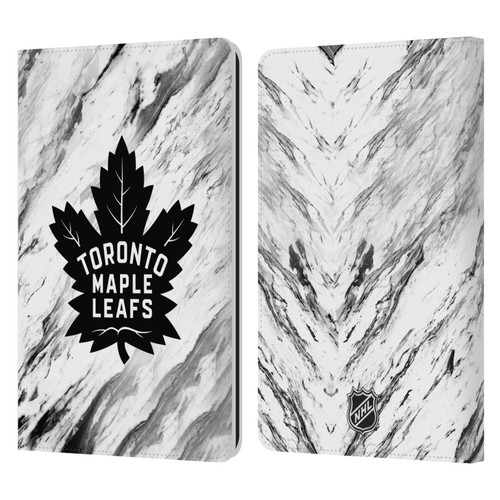 NHL Toronto Maple Leafs Marble Leather Book Wallet Case Cover For Amazon Kindle Paperwhite 1 / 2 / 3