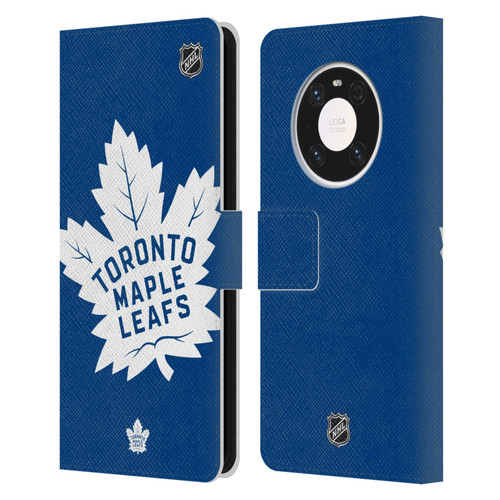 NHL Toronto Maple Leafs Oversized Leather Book Wallet Case Cover For Huawei Mate 40 Pro 5G