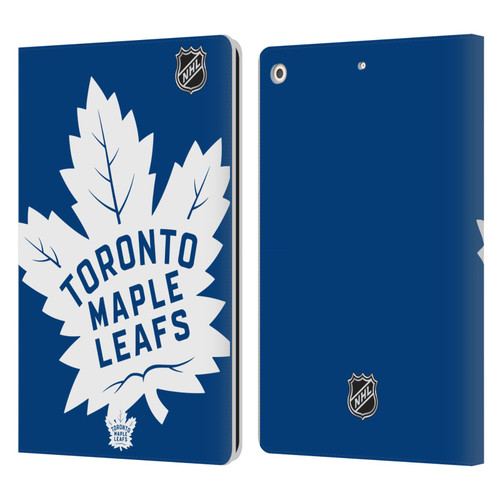NHL Toronto Maple Leafs Oversized Leather Book Wallet Case Cover For Apple iPad 10.2 2019/2020/2021
