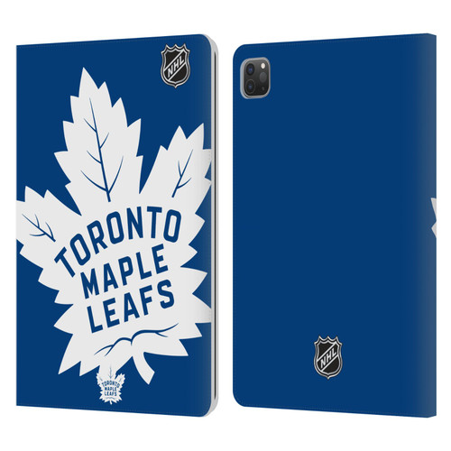 NHL Toronto Maple Leafs Oversized Leather Book Wallet Case Cover For Apple iPad Pro 11 2020 / 2021 / 2022