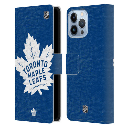 NHL Toronto Maple Leafs Oversized Leather Book Wallet Case Cover For Apple iPhone 13 Pro Max