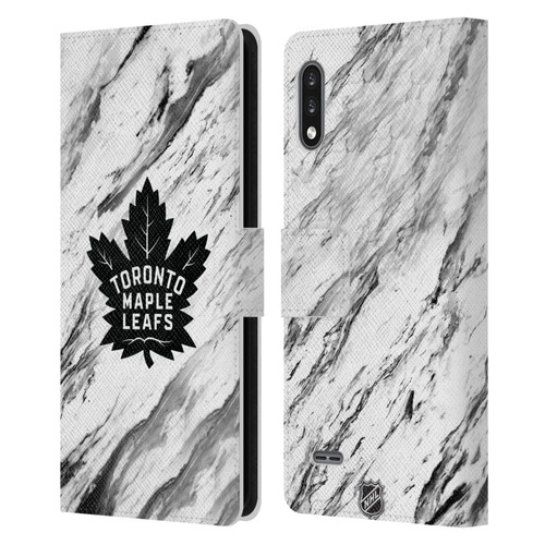 NHL Toronto Maple Leafs Marble Leather Book Wallet Case Cover For LG K22