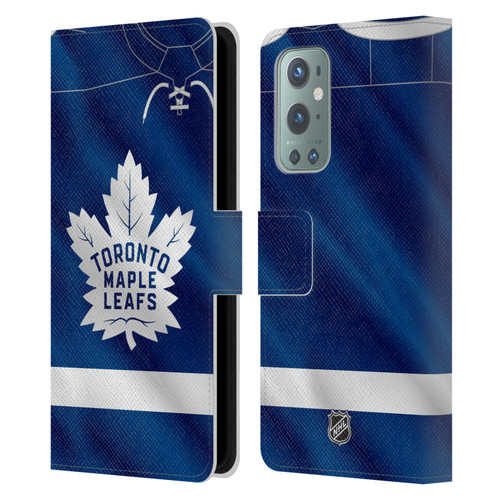 NHL Toronto Maple Leafs Jersey Leather Book Wallet Case Cover For OnePlus 9