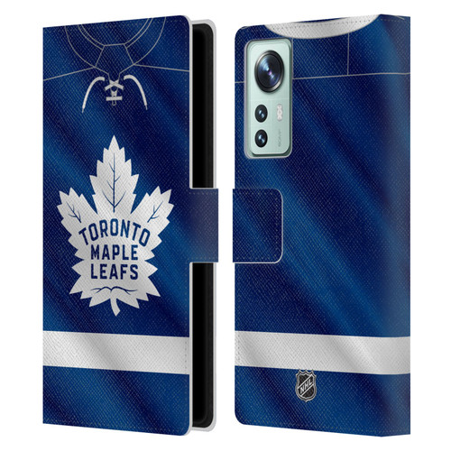 NHL Toronto Maple Leafs Jersey Leather Book Wallet Case Cover For Xiaomi 12