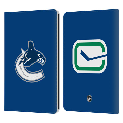 NHL Vancouver Canucks Plain Leather Book Wallet Case Cover For Amazon Kindle Paperwhite 1 / 2 / 3