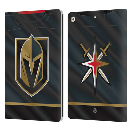 NHL Vegas Golden Knights Jersey Leather Book Wallet Case Cover For Apple iPad 10.2 2019/2020/2021