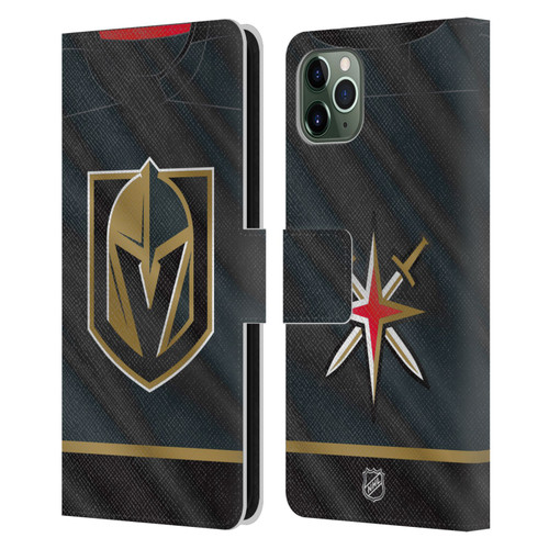 NHL Vegas Golden Knights Jersey Leather Book Wallet Case Cover For Apple iPhone 11 Pro Max