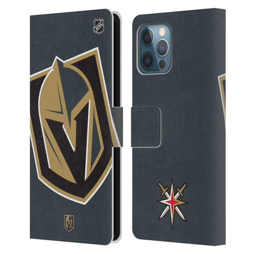 NHL Vegas Golden Knights Oversized Leather Book Wallet Case Cover For Apple iPhone 12 Pro Max