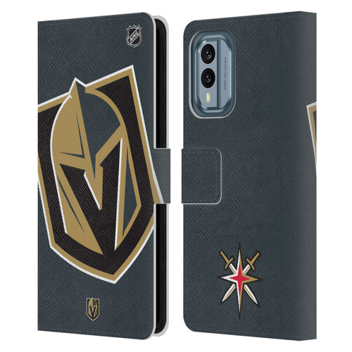 NHL Vegas Golden Knights Oversized Leather Book Wallet Case Cover For Nokia X30