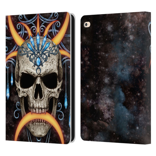 Sarah Richter Skulls Jewelry And Crown Universe Leather Book Wallet Case Cover For Apple iPad Air 2 (2014)