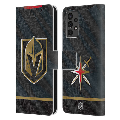 NHL Vegas Golden Knights Jersey Leather Book Wallet Case Cover For Samsung Galaxy A13 (2022)