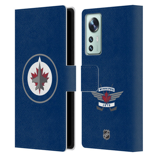 NHL Winnipeg Jets Plain Leather Book Wallet Case Cover For Xiaomi 12