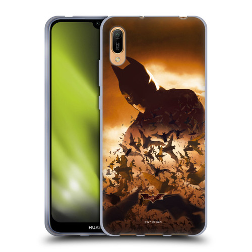 Batman Begins Graphics Poster Soft Gel Case for Huawei Y6 Pro (2019)