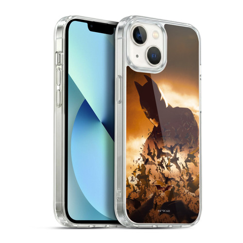 Batman Begins Graphics Poster Soft Gel Case for Apple iPhone 13
