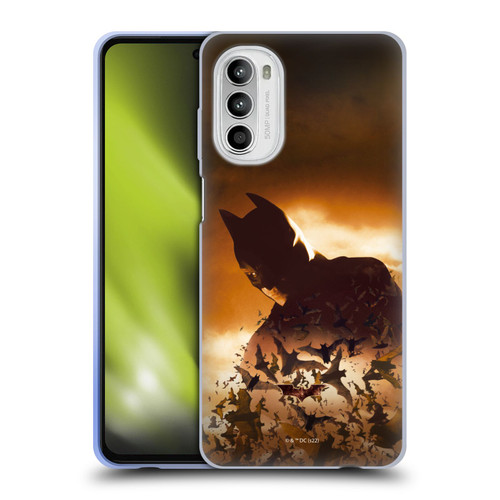 Batman Begins Graphics Poster Soft Gel Case for Motorola Moto G52