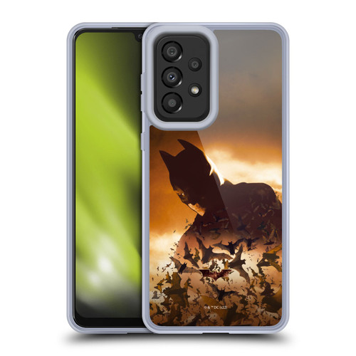 Batman Begins Graphics Poster Soft Gel Case for Samsung Galaxy A33 5G (2022)