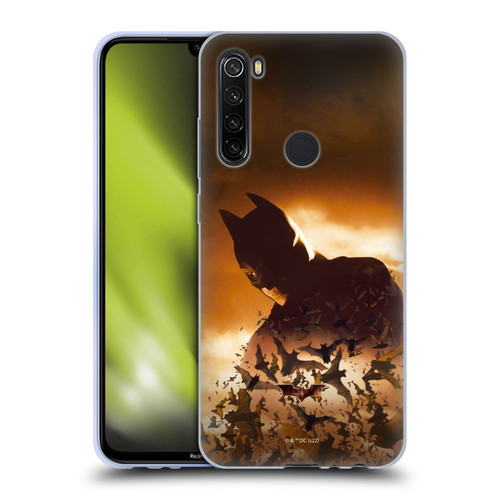 Batman Begins Graphics Poster Soft Gel Case for Xiaomi Redmi Note 8T