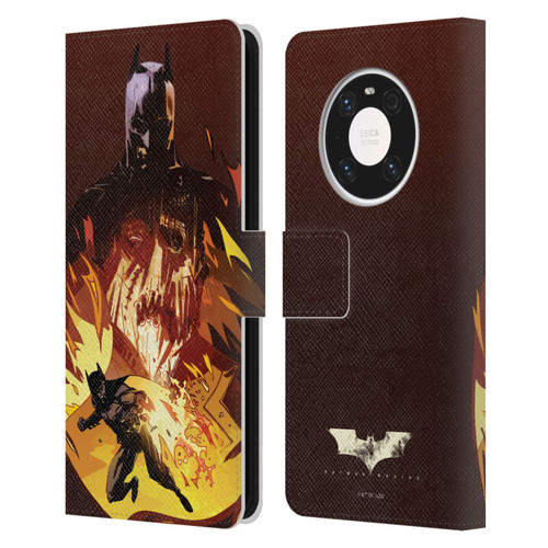 Batman Begins Graphics Scarecrow Leather Book Wallet Case Cover For Huawei Mate 40 Pro 5G