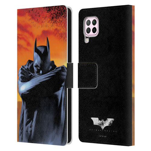Batman Begins Graphics Character Leather Book Wallet Case Cover For Huawei Nova 6 SE / P40 Lite